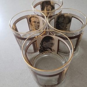 Double old fashioned glasses